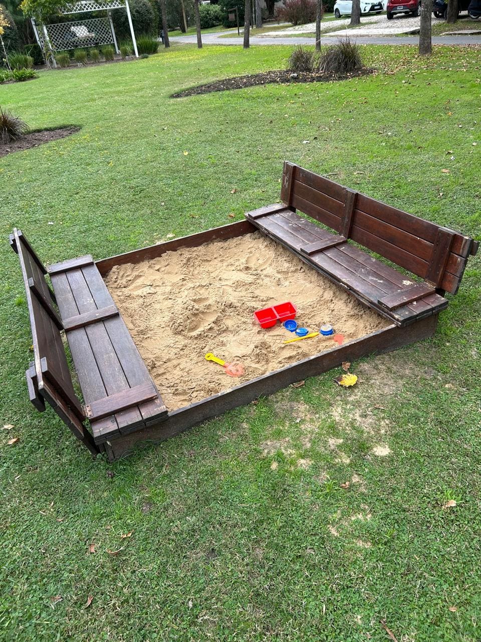 Juego de plaza de madera para niños modelo 1