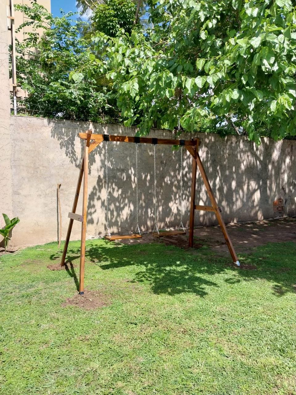 Juego de plaza de madera para niños modelo 4